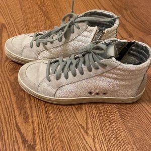 p448 Metallic Glitter sneakers